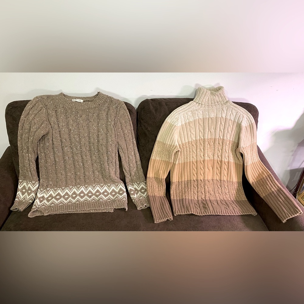 Pair of Vintage Ski Sweaters